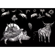 „Kornblumenmond der Frostfelder“ (2011) | Przemysław Tyszkiewicz – Radierung & Aquatinta, 94×67 cm