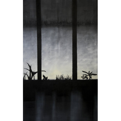 Painting “Polish pantone IV” (2024) | Izabela Siemiątkowska – minimalist play of light and shadow Painting “Polish pantone IV” (2024) | Izabela Siemiątkowska – minimalist play of light and shadow