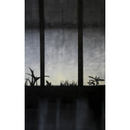 Painting “Polish pantone IV” (2024) | Izabela Siemiątkowska – minimalist play of light and shadow Painting “Polish pantone IV” (2024) | Izabela Siemiątkowska – minimalist play of light and shadow
