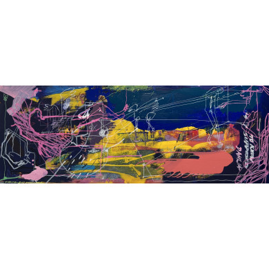Gemälde „Transzendentaler Landschaft“ (2024) | Dorota Bojanowska – Farbenergie und spirituelle Dimension Gemälde „Transzendentaler Landschaft“ (2024) | Dorota Bojanowska – Farbenergie und spirituelle Dimension