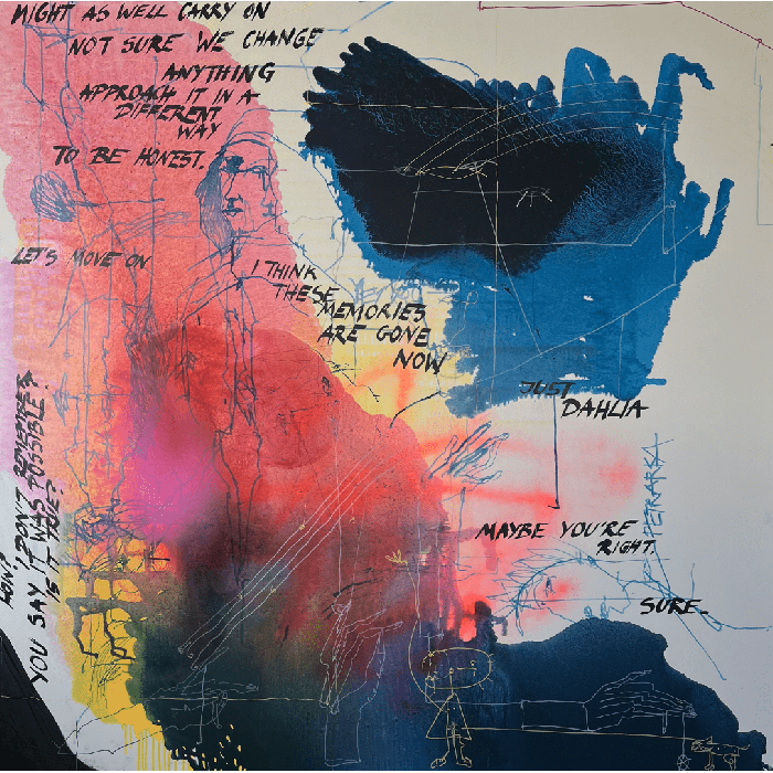 Peinture « Sans titre » (2024) | Dorota Bojanowska – composition expressive et intensité émotionnelle Peinture « Sans titre » (2024) | Dorota Bojanowska – composition expressive et intensité émotionnelle
