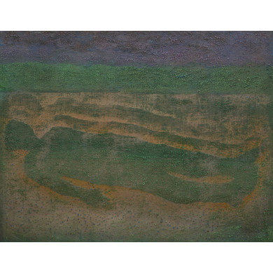 « Entre 4 » (2024) | Piotr Trusik – huile sur toile, 145×115 cm | U–jazdowski CCA