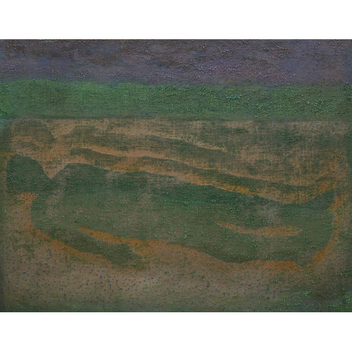 „Dazwischen 4“ (2024) | Piotr Trusik – Öl auf Leinwand, 145×115 cm | U–jazdowski CCA