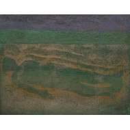 „Dazwischen 4“ (2024) | Piotr Trusik – Öl auf Leinwand, 145×115 cm | U–jazdowski CCA