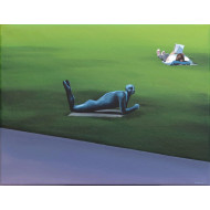 Gemälde „Begegnungen III“ (2023) | Magdalena Laskowska – Acryl auf Leinwand