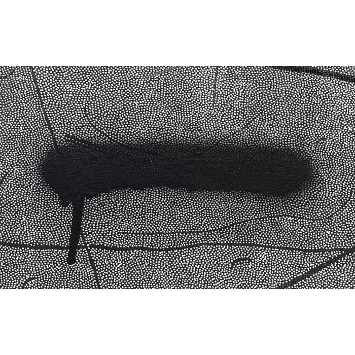 Kunstgrafik „Okruchy_39” – Linolschnitt auf Leinwand mit Spray Kunstgrafik „Okruchy_39” – Linolschnitt auf Leinwand mit Spray
