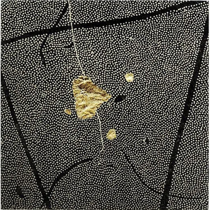 Art Print “Okruchy_49” – Linocut on Zerkall Paper with Gilding Art Print “Okruchy_49” – Linocut on Zerkall Paper with Gilding