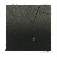 Estampe artistique « Okruchy_48 » – Linogravure sur papier Zerkall avec pastel et dorures Estampe artistique « Okruchy_48 » – Linogravure sur papier Zerkall avec pastel et dorures