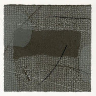 Estampe artistique « Okruchy_35 » – Linogravure sur papier Zerkall avec dessin au crayon Estampe artistique « Okruchy_35 » – Linogravure sur papier Zerkall avec dessin au crayon
