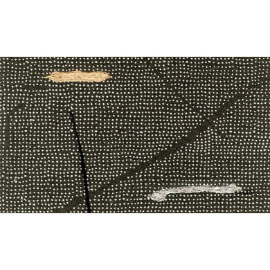 Estampe artistique « Okruchy_30 » – Linogravure sur papier Zerkall avec dessin et dorures Estampe artistique « Okruchy_30 » – Linogravure sur papier Zerkall avec dessin et dorures