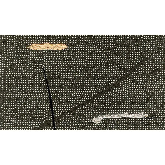Kunstgrafik „Okruchy_30” – Linolschnitt auf Zerkall-Papier mit Zeichnung und Vergoldung Kunstgrafik „Okruchy_30” – Linolschnitt auf Zerkall-Papier mit Zeichnung und Vergoldung
