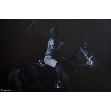 Obraz „Shade of polo” – akryl na płótnie, 90×60 cm Obraz „Shade of polo” – akryl na płótnie, 90×60 cm