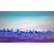 Gemälde „Welt im Heidekraut“, 2021 – Acryl auf Leinwand, 60×100 cm Gemälde „Welt im Heidekraut“, 2021 – Acryl auf Leinwand, 60×100 cm