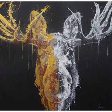 Peinture « Élan », 2022 – acrylique, série Dichotomie de la personnalité Peinture « Élan », 2022 – acrylique, série Dichotomie de la personnalité