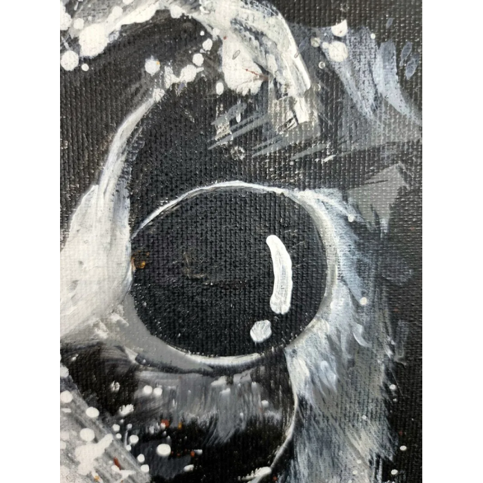 Gemälde „Elch“, 2022 – Acryl, Serie Dichotomie der Persönlichkeit Gemälde „Elch“, 2022 – Acryl, Serie Dichotomie der Persönlichkeit