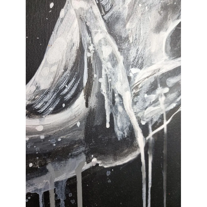 Gemälde „Elch“, 2022 – Acryl, Serie Dichotomie der Persönlichkeit Gemälde „Elch“, 2022 – Acryl, Serie Dichotomie der Persönlichkeit
