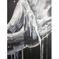 Gemälde „Elch“, 2022 – Acryl, Serie Dichotomie der Persönlichkeit Gemälde „Elch“, 2022 – Acryl, Serie Dichotomie der Persönlichkeit
