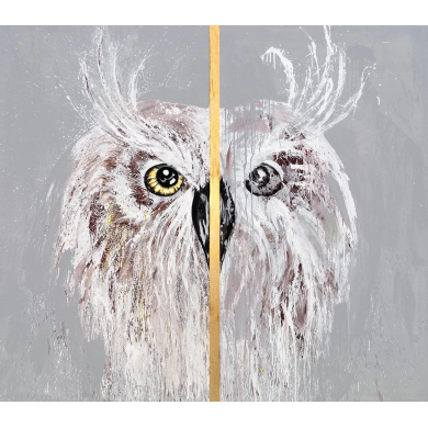 Gemälde „Eule II“, 2021 | Magda Maciaszek – Acryl 160×180 cm Gemälde „Eule II“, 2021 | Magda Maciaszek – Acryl 160×180 cm