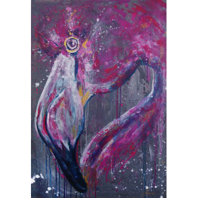 Gemälde „Flaming VIII“, 2020 | Magda Maciaszek – Acryl auf Leinwand Gemälde „Flaming VIII“, 2020 | Magda Maciaszek – Acryl auf Leinwand