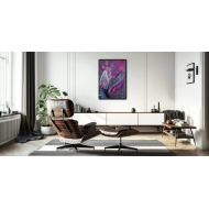 Gemälde „Flaming VIII“, 2020 | Magda Maciaszek – Acryl auf Leinwand Gemälde „Flaming VIII“, 2020 | Magda Maciaszek – Acryl auf Leinwand