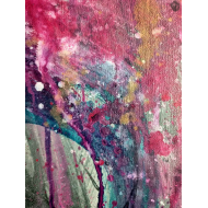 Gemälde „Flaming VIII“, 2020 | Magda Maciaszek – Acryl auf Leinwand Gemälde „Flaming VIII“, 2020 | Magda Maciaszek – Acryl auf Leinwand