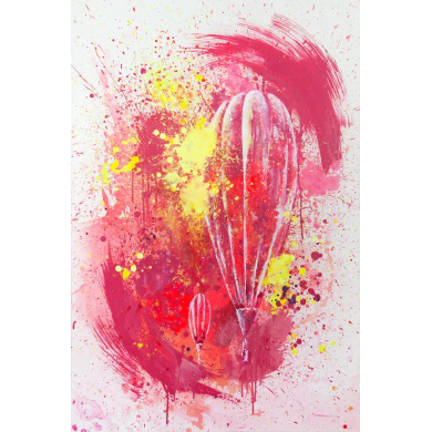 Gemälde „Ballon XIII“, 2020 | Magda Maciaszek – Serie Autotelizität des Weges Gemälde „Ballon XIII“, 2020 | Magda Maciaszek – Serie Autotelizität des Weges