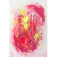 Gemälde „Ballon XIII“, 2020 | Magda Maciaszek – Serie Autotelizität des Weges Gemälde „Ballon XIII“, 2020 | Magda Maciaszek – Serie Autotelizität des Weges