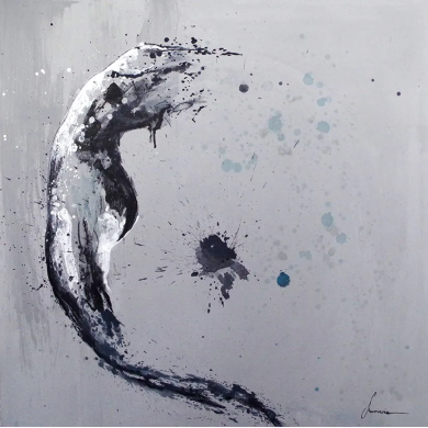 Obraz „She III”, 2021 | Magda Maciaszek – cykl Splash Woman Obraz „She III”, 2021 | Magda Maciaszek – cykl Splash Woman