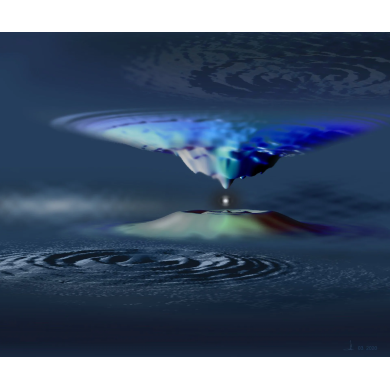 Graphic Art “Transition 2”, 2020 – interference photo-graphic, limited edition Graphic Art “Transition 2”, 2020 – interference photo-graphic, limited edition