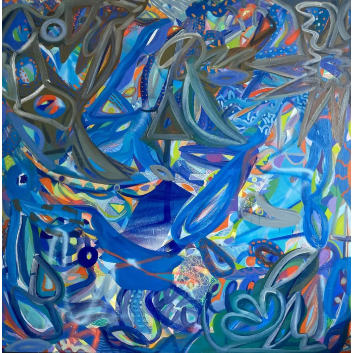 Painting “Calm After the Storm” (2023) | Anna Jarzymowska – abstract art full of color and energy Painting “Calm After the Storm” (2023) | Anna Jarzymowska – abstract art full of color and energy
