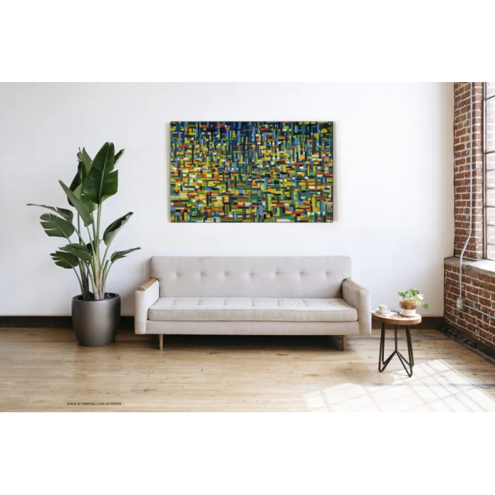 Peinture « Esprits de la Forêt » (2022) | Anna Rendecka – huile sur toile, abstraction contemporaine Peinture « Esprits de la Forêt » (2022) | Anna Rendecka – huile sur toile, abstraction contemporaine