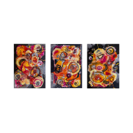 Triptychon „Migräne“ (2023) | Anna Rendecka – Mischtechnik auf Papier, expressive Abstraktion Triptychon „Migräne“ (2023) | Anna Rendecka – Mischtechnik auf Papier, expressive Abstraktion