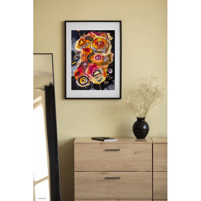 Triptych “Migraine” (2023) | Anna Rendecka – mixed media on paper, expressive abstraction Triptych “Migraine” (2023) | Anna Rendecka – mixed media on paper, expressive abstraction