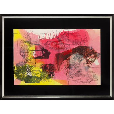 Gravure « The Pink Explosion » (2023) | Dorota Bojanowska – sérigraphie sur l’amour et la rébellion Gravure « The Pink Explosion » (2023) | Dorota Bojanowska – sérigraphie sur l’amour et la rébellion