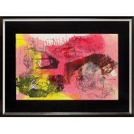 Grafik „The Pink Explosion“ (2023) | Dorota Bojanowska – Siebdruck über Liebe, Freiheit und Emotion Grafik „The Pink Explosion“ (2023) | Dorota Bojanowska – Siebdruck über Liebe, Freiheit und Emotion