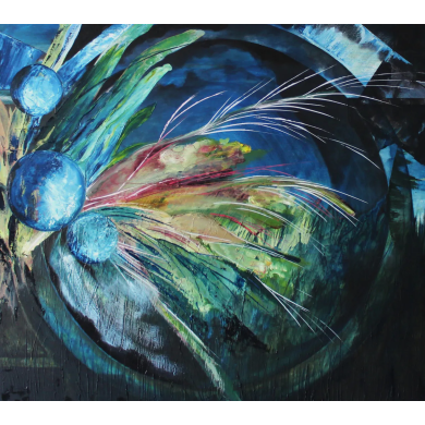 Gemälde „Odmęt / Depths“ (2023–2024) | Emilia Maryniak – Ölmalerei über Tiefe und Erneuerung Gemälde „Odmęt / Depths“ (2023–2024) | Emilia Maryniak – Ölmalerei über Tiefe und Erneuerung