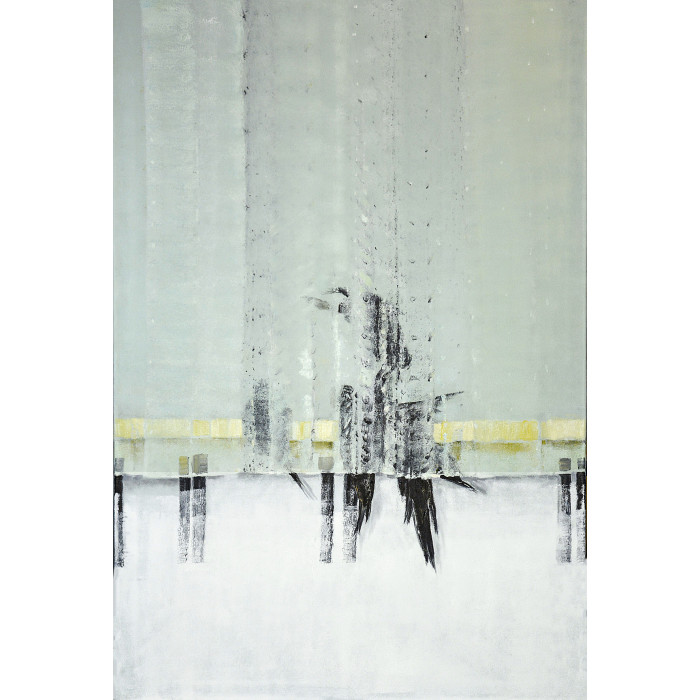 Gemälde „Krakry“ | Izabela Siemiątkowska – Öl auf Leinwand & Wachspaste, 150×100 cm