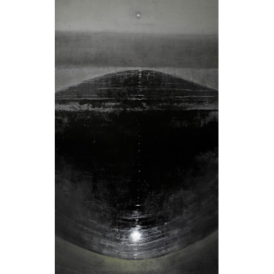 Gemälde „Back to back“ | Izabela Siemiątkowska – Öl & Wachspaste, 150×100 cm