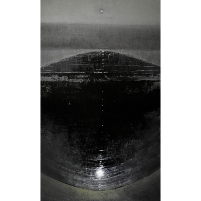 Painting “Back to back”( 2024) | Izabela Siemiątkowska – oil & wax paste, 150×100 cm