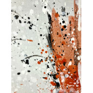 Obraz „Wiewiórka” (2022) | Magda Maciaszek (Amonaria) – akryl na płótnie, 120×80 cm