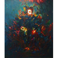 “Spirit” (2025) | Franciszek Ledóchowski – acrylic on canvas, impasto abstraction