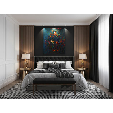 Obraz „Spirit” (2025) | Franciszek Ledóchowski – akryl na płótnie, impastowa abstrakcja