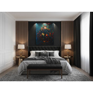 Gemälde „Spirit“ (2025) | Franciszek Ledóchowski – Acryl auf Leinwand, Impasto