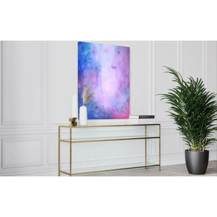 Gemälde „Pink Passion“ (2022) | Marta Chudzik – Acryl auf Leinwand, 90×70 cm