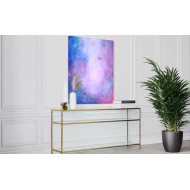 “Pink Passion” (2022) | Marta Chudzik – acrylic on canvas, 90×70 cm