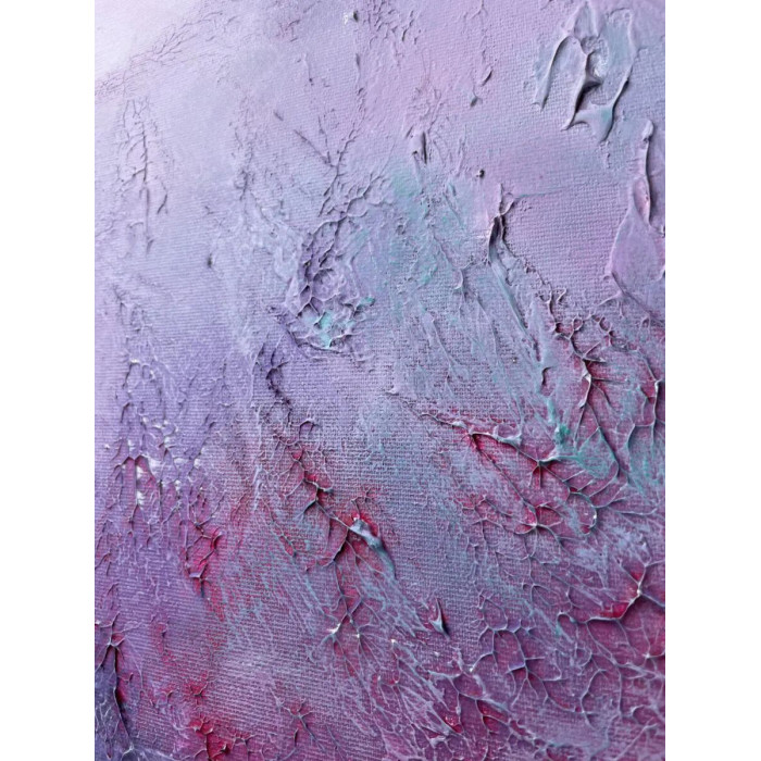 Gemälde „Pink Passion“ (2022) | Marta Chudzik – Acryl auf Leinwand, 90×70 cm