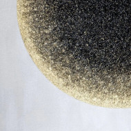 Obraz „Golden Circle” (2021) | Monika Wałęga – akryl/mixed media, złoto, 100×100 cm