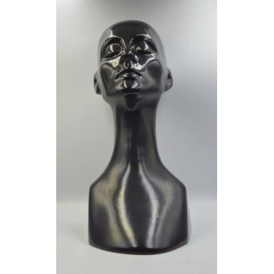 Skulptur „Moon Lady“ (2023) | Roland Kościółek – glasierte Keramik, 27×14×30 cm