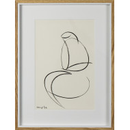 Dessin « Femme assise » (2025) | Małgorzata Kleyna-Sobczak