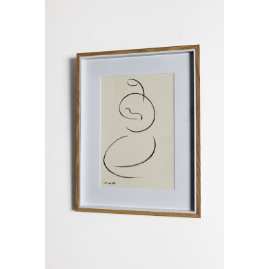 Drawing “Mother”, 2025 – Małgorzata Klejna-Sobczak | minimalist Japanese pen drawing